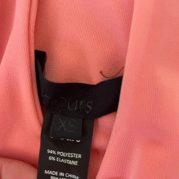 Revolve h:ours Calixto coral asymmetrical midi dress - Picture 8 of 10